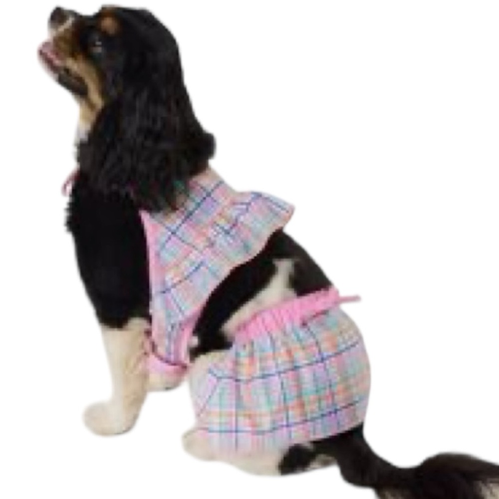 New Top Paw dog plaid bikini XL